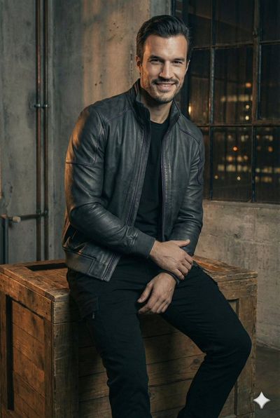 Futuristic Elegance: A Confident Portrait