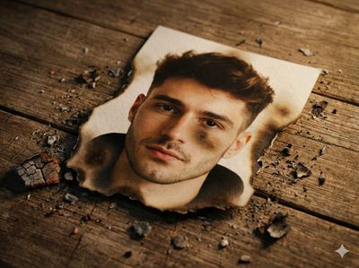 Burnt Identity: A Portrait of Resilience