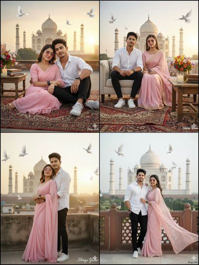 Love at Sunrise: A Romantic Rooftop Escape in Agra