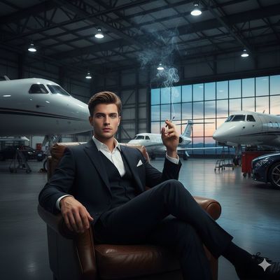 Cinematic Elegance in Aviation Luxury