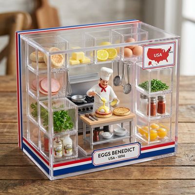 Miniature Masterpieces: The Art of Eggs Benedict in a Box
