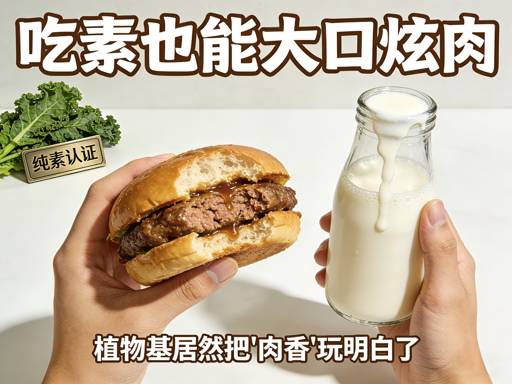 吃素也能大口炫肉？植物基居然把「肉香」玩明白了！