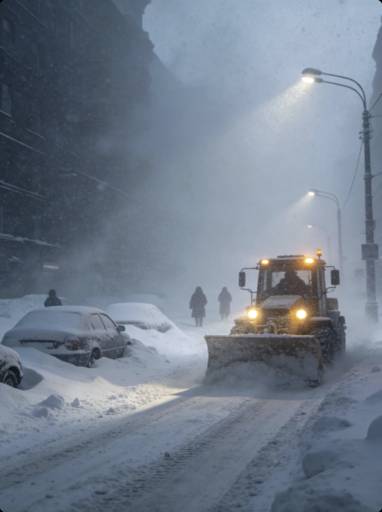 Moscow's Record Blizzard: When Nature Freezes the City to a Standstill