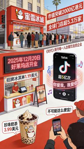 蜜雪冰城杀进好莱坞!3刀一杯的甜茶,老外抢着买单?
