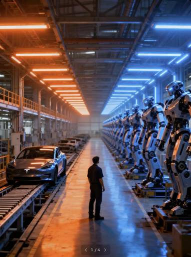 Tesla’s Bold Shift: From Cars to Robots—Will Humans Be Replaced?