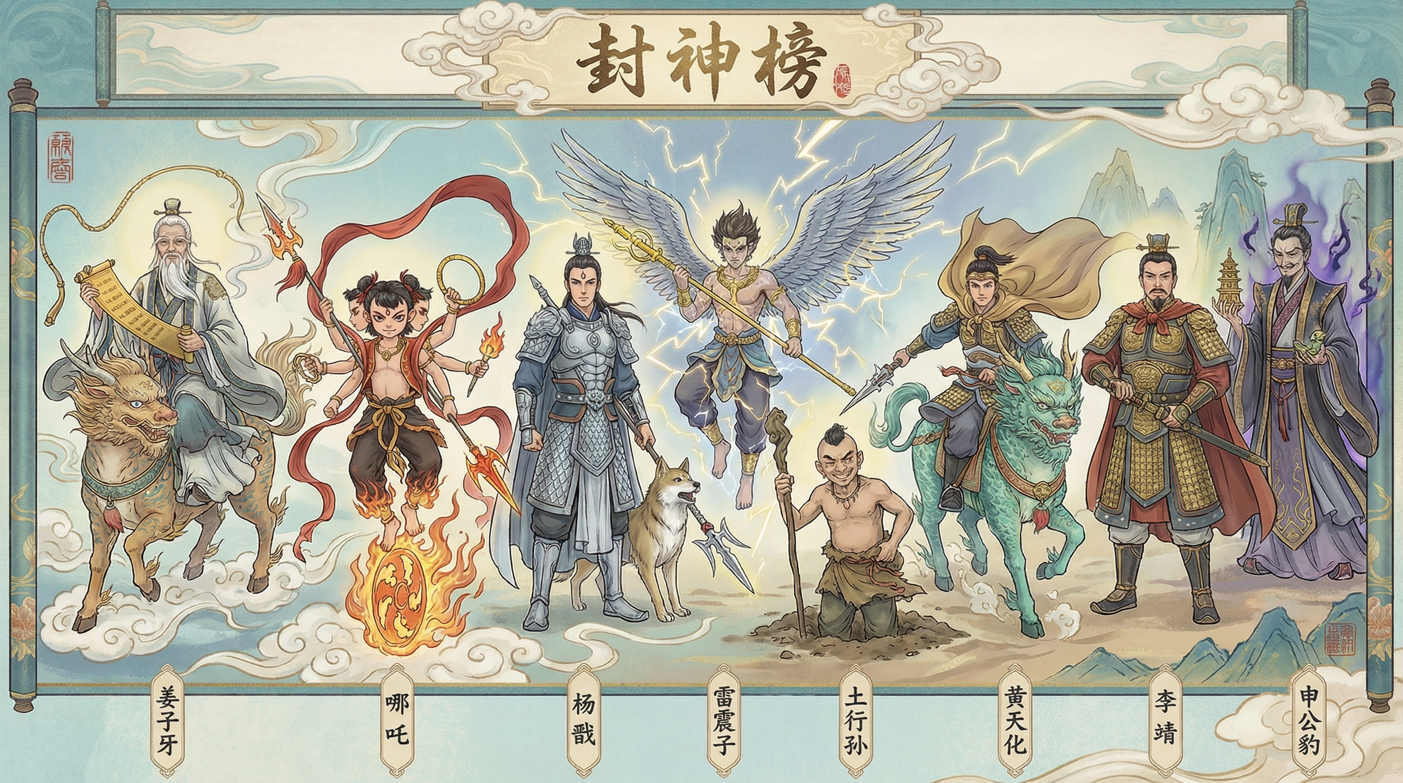 chinese figure fengshenbang