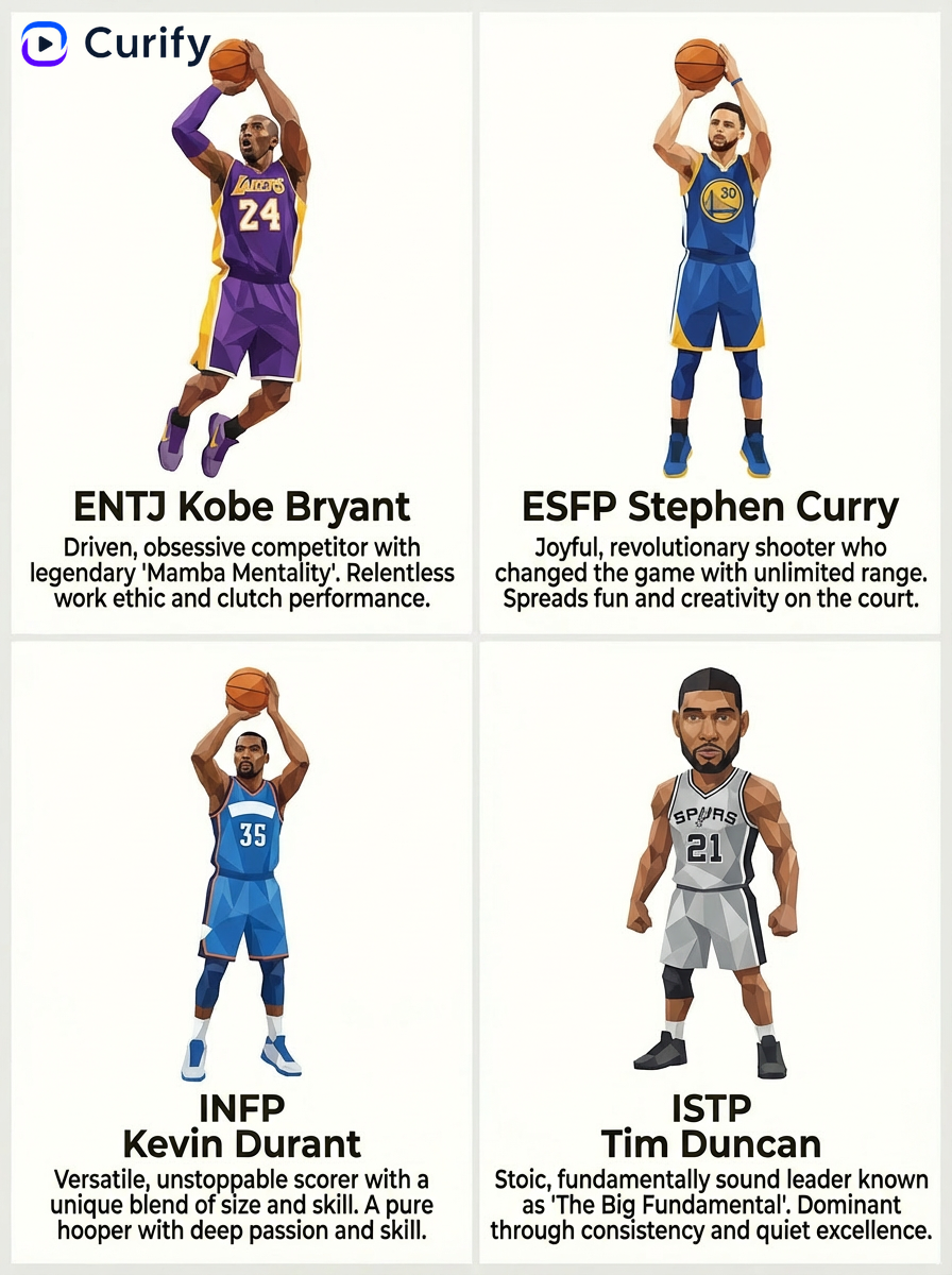 Basketball en Kobe Bryant Stephen Curry Kevin Durant Tim Duncan
