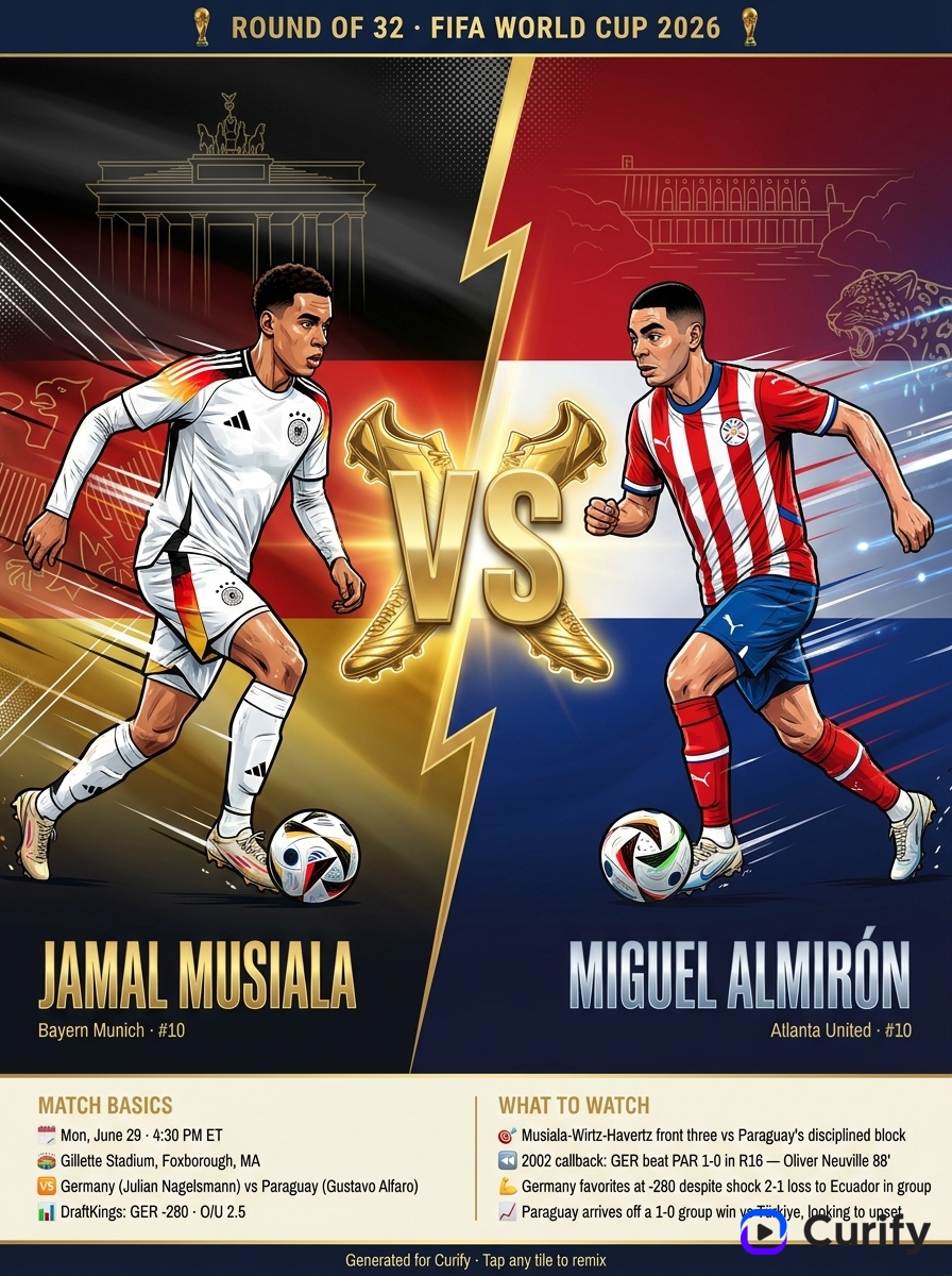 World Cup Knockout Matchup Poster
