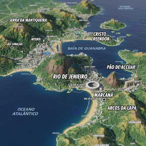 Générateur de carte 3D avec monuments | Nano Banana