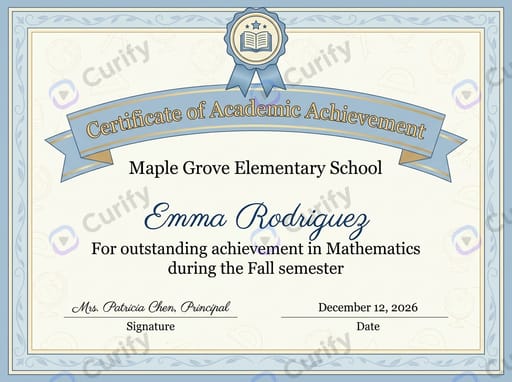 Certificates & Achievement Awards