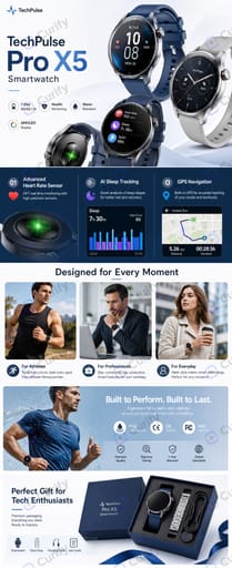 Amazon Long-Scroll Product Infographic