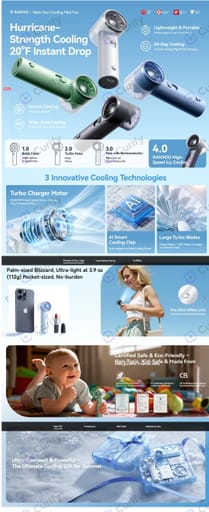 portable mini cooling fan