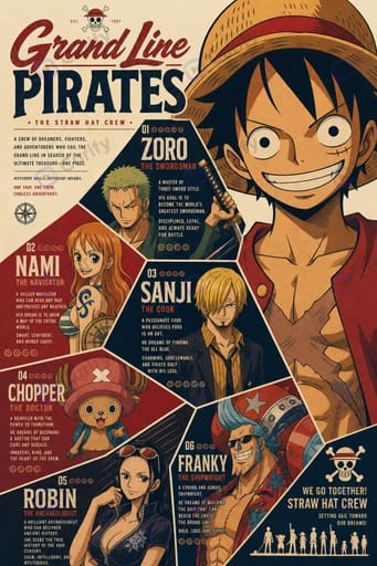 one piece straw hat pirates