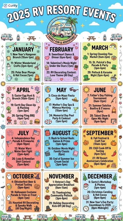 2025 RV Resort Events