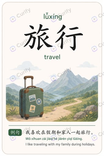Nano Banana Prompt: Bilingual Chinese Vocabulary Word Card Poster | Curify AI