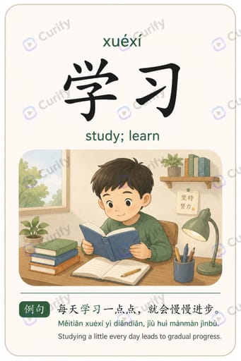 Nano Banana Prompt: Bilingual Chinese Vocabulary Word Card Poster | Curify AI