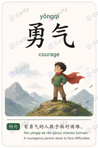 Nano Banana Prompt: Bilingual Chinese Vocabulary Word Card Poster | Curify AI