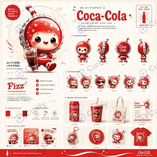 Brand IP Mascot Design Board preview 1