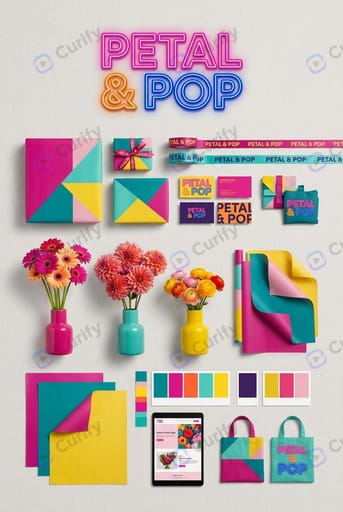 Flower Shop Branding — Bold Contemporary