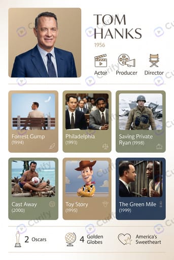Celebrity Filmography Visual Guide: Iconic Movies and Achievements Posters