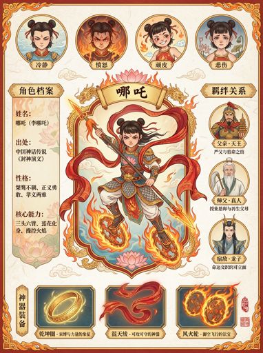 Nano Banana 提示词：角色档案 Dossier 信息图生成器｜Curify AI