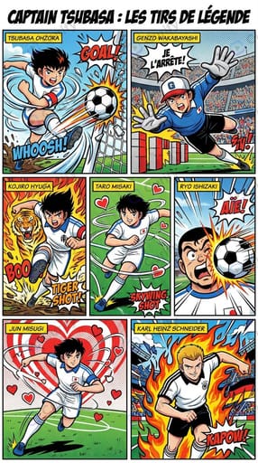 Multi-Panel Classic Comic Strip Poster preview 1