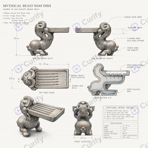beast soap dish
