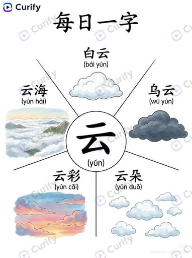 Daily Chinese Character Visual Guide: Learn Characters with Pinyin