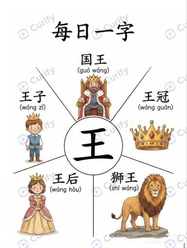 Nano Banana Prompt: Chinese Character Learning Poster Generator | Curify AI
