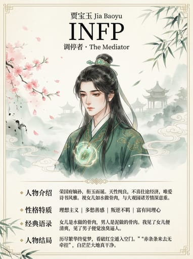 Chinese Classic Character MBTI Poster | Curify AI