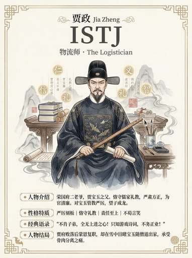 Chinese Classic Character MBTI Poster | Curify AI