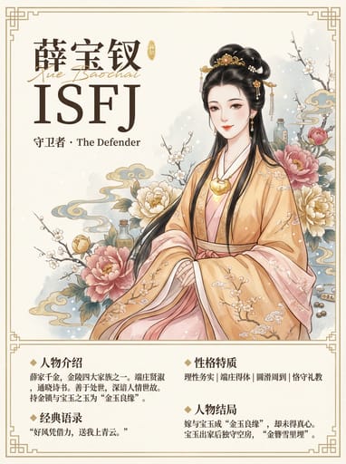 Chinese Classic Character MBTI Poster | Curify AI