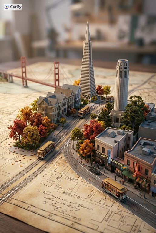 Nano Banana Prompt: City Miniature Landscape Map Generator | Curify AI
