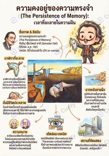 Nano Banana Prompt: Classical Painting Analysis Cartoon Infographic Generator | Curify AI