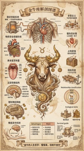 Nano Banana Подсказки: Генератор анатомических карт звездных знаков в стиле стимпанк｜Curify AI