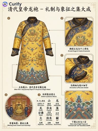 Nano Banana プロンプト：国風服飾科学普及イラスト生成器｜Curify AI