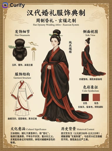 Nano Banana 提示词：国风服饰科普插画生成器｜Curify AI