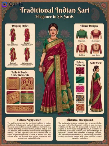 Nano Banana 提示词：国风服饰科普插画生成器｜Curify AI