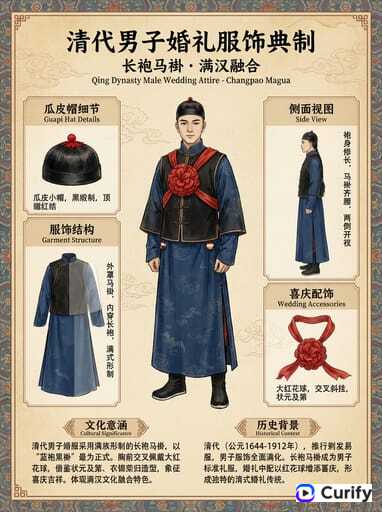 Nano Banana 提示词：国风服饰科普插画生成器｜Curify AI