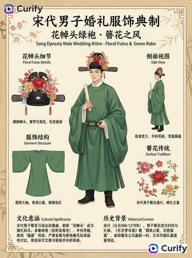 Nano Banana 提示词：国风服饰科普插画生成器｜Curify AI