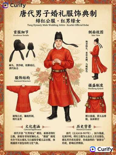 Nano Banana 提示词：国风服饰科普插画生成器｜Curify AI