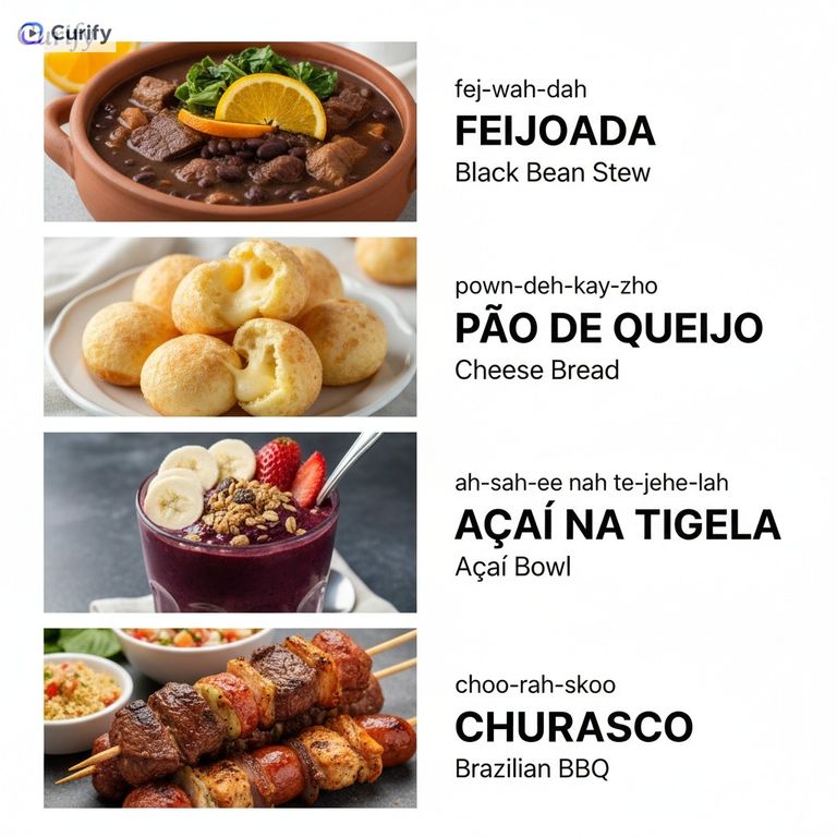 Küchen-Lebensmittelvokabular-Poster | Curify AI