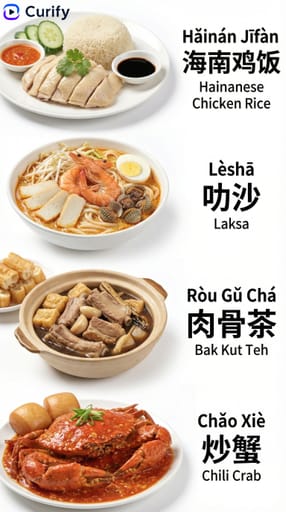 Küchen-Lebensmittelvokabular-Poster | Curify AI