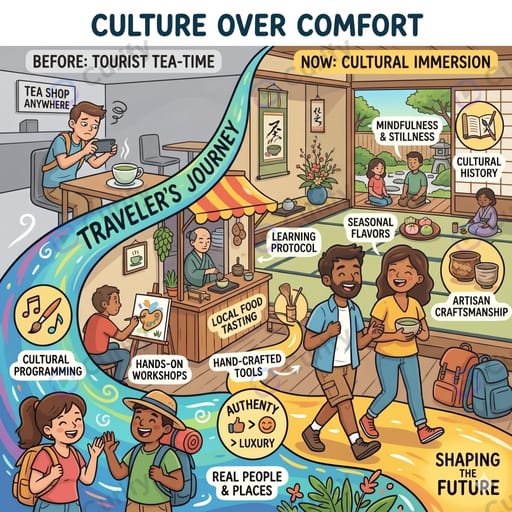 Cultural Travel Journey Educational Infographic