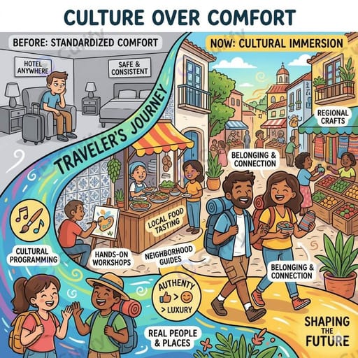 Cultural Travel Journey Educational Infographic