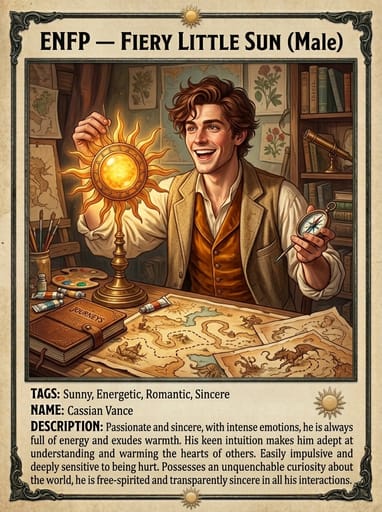 enfp fiery little sun male