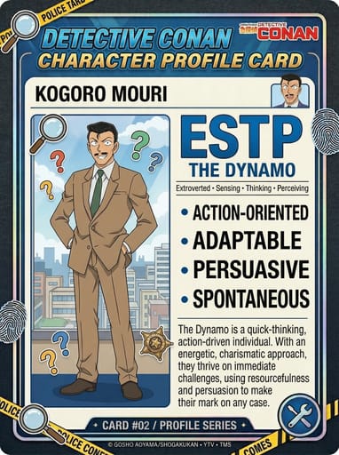 Detective Conan Karakter MBTI Kartları (AI Anime Profilleri) | Curify AI