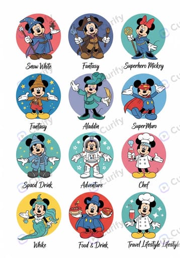 Disney Character Costume Themed Grid preview 1