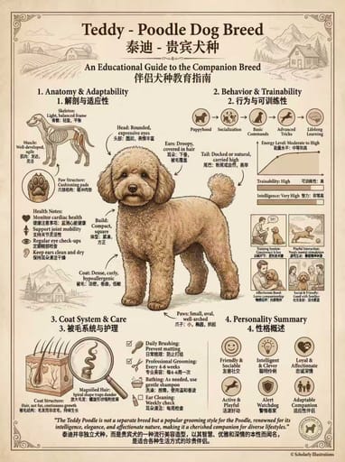 Nano Banana Prompt: Dog Breed Retro Science Infographic Generator | Curify AI