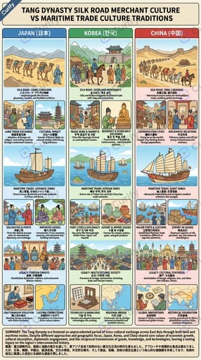 tang dynasty silk road merchant culture vs maritime trade culture